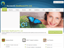 Tablet Screenshot of baromedichealthcare.com
